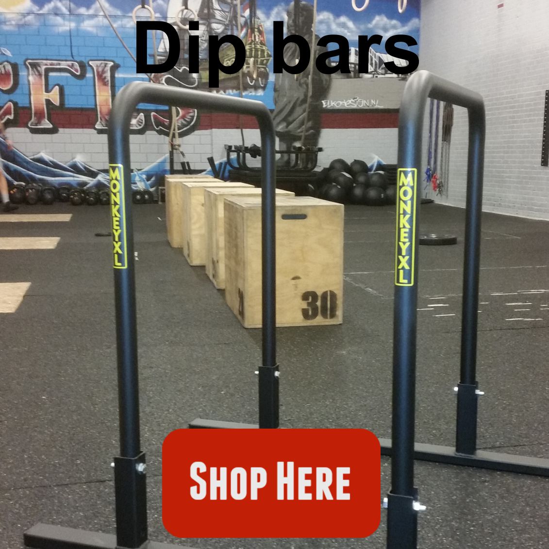 dip station, dip bar, crossfit dip, vrijstaande dip bar, dipbar rek